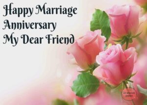 Best Happy Anniversary Wishes For Friends (Anniversary)