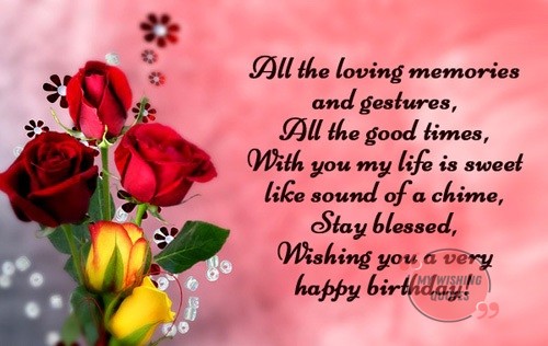Romantic Birthday Wishes For Husband - Happy Birthday Quotes For Him ...