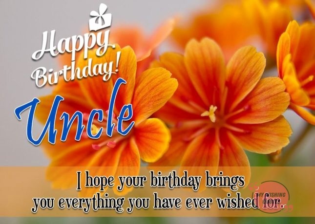 Happy Birthday Wishes For Uncle