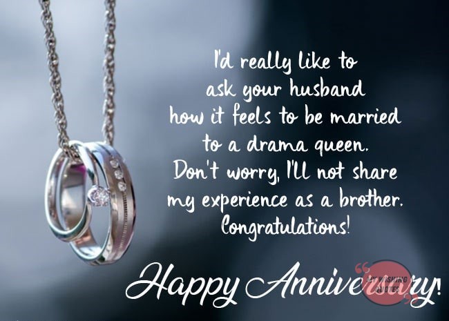 Anniversary Wishes For Sister - Wedding Anniversary Wishes For Sister